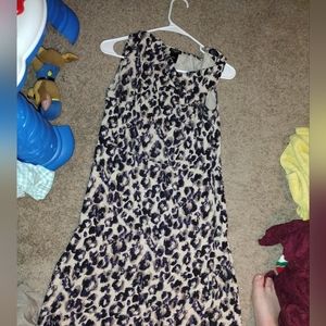 Ann Taylor Size 6 Leopard Print Dress